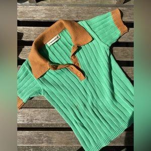 Misha and Puff kids ribbed polo